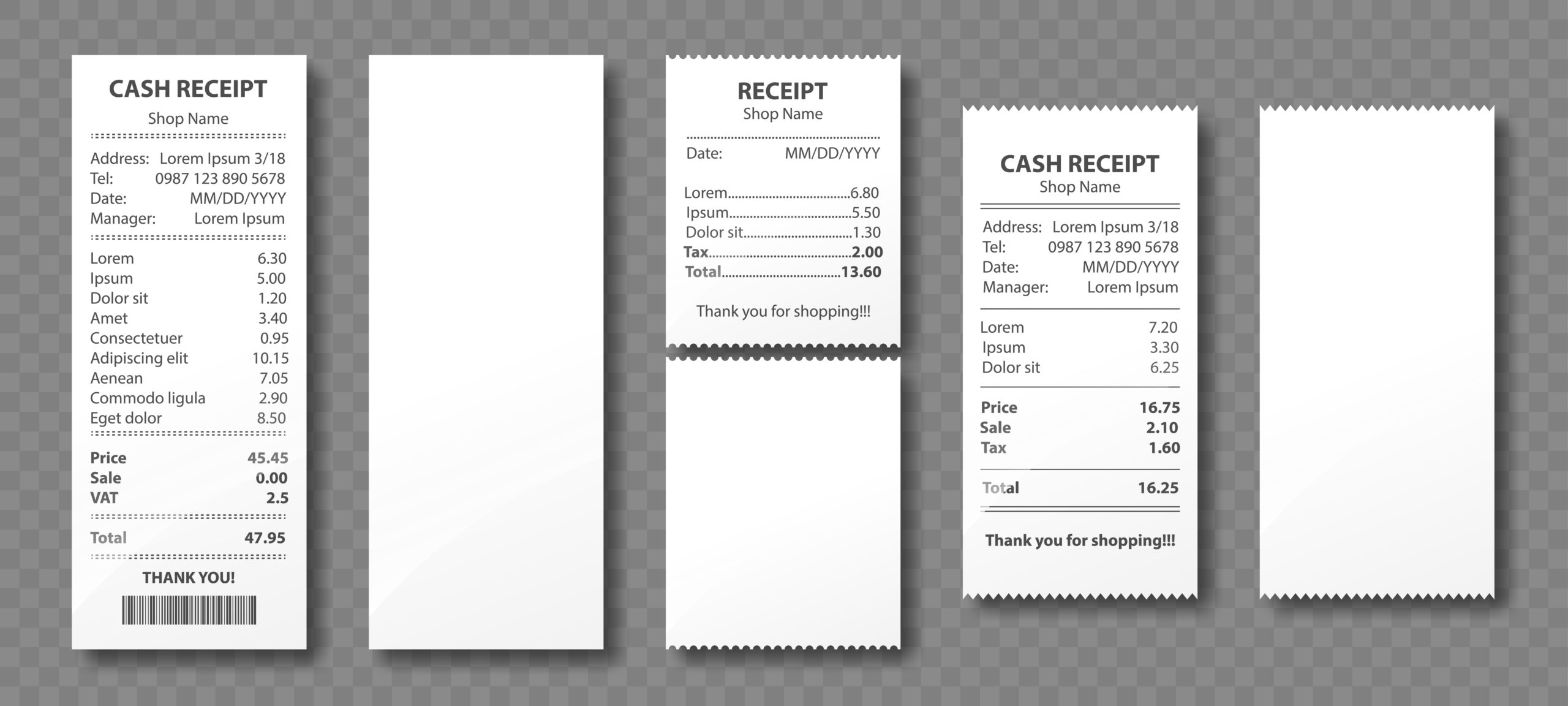 Business Custom Receipts