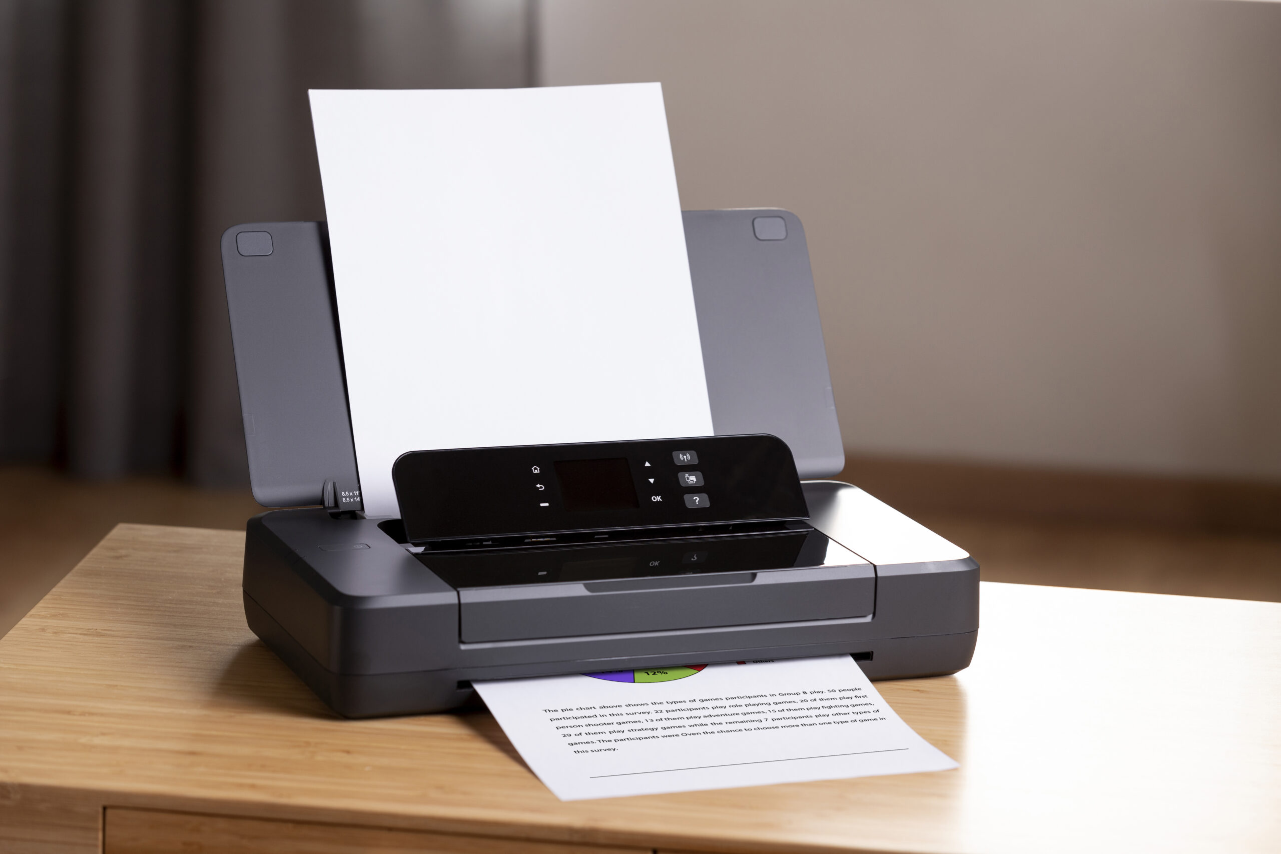 Rx paper with printer